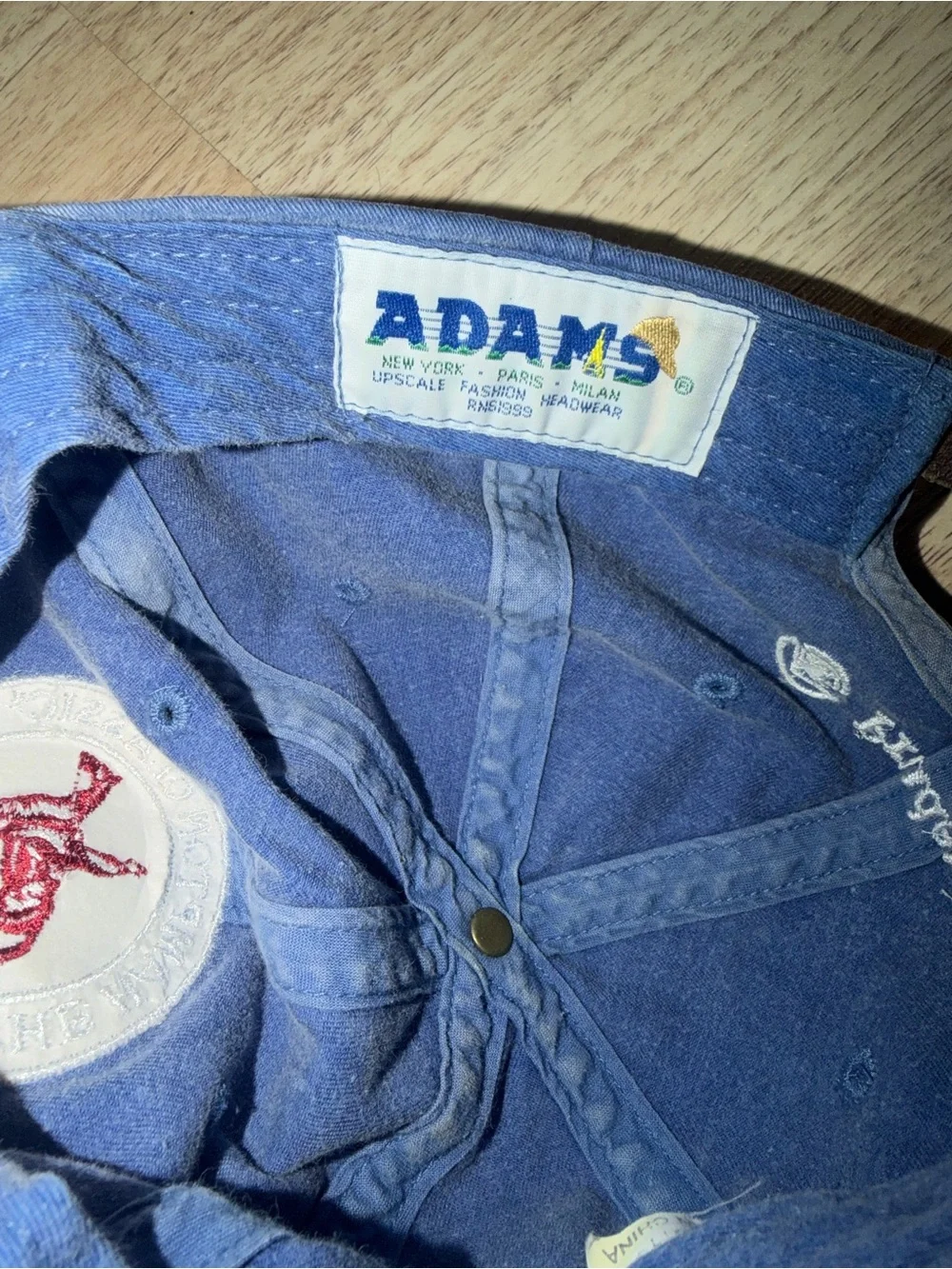 Adams Blue Baseball Cap with Hampton Classic Embroidered Logo